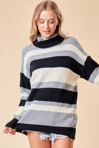 Percy Striped Turtleneck Sweater