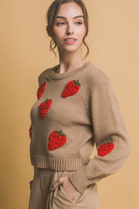 Sweet Strawberry Sweater