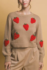 Sweet Strawberry Sweater