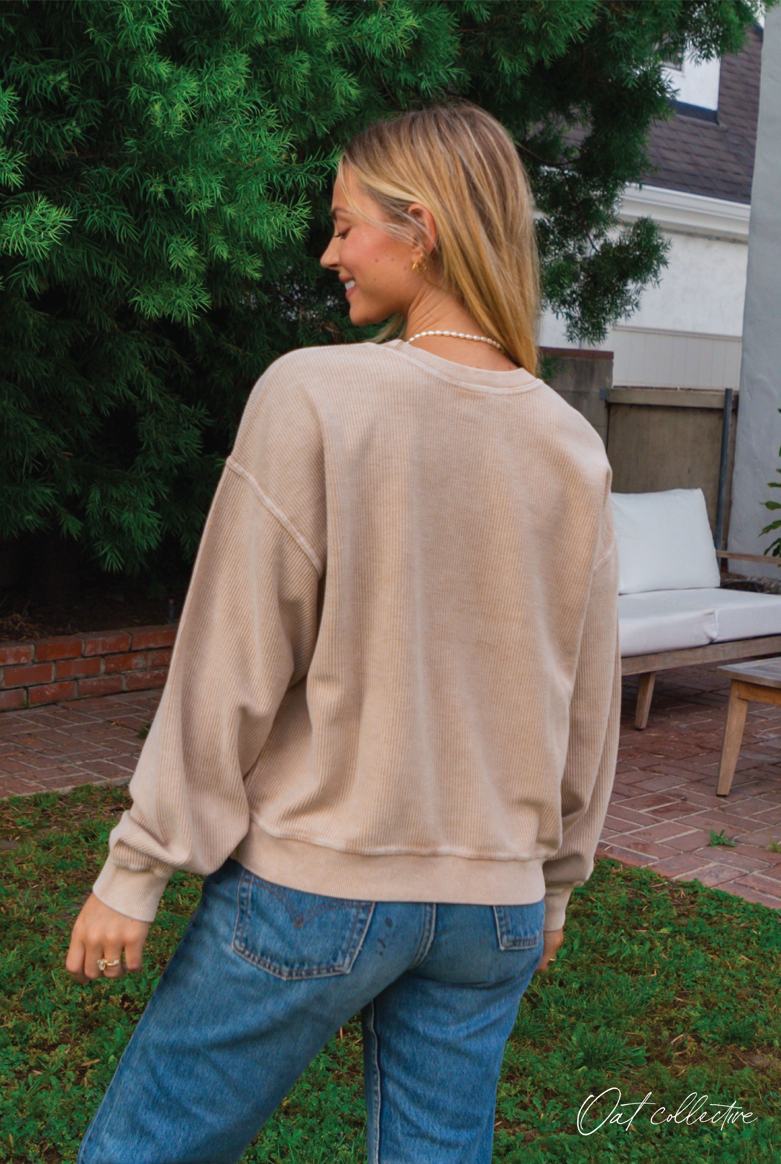Support Wildlife Cropped Thermal Pullover