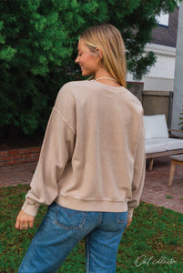 Support Wildlife Cropped Thermal Pullover