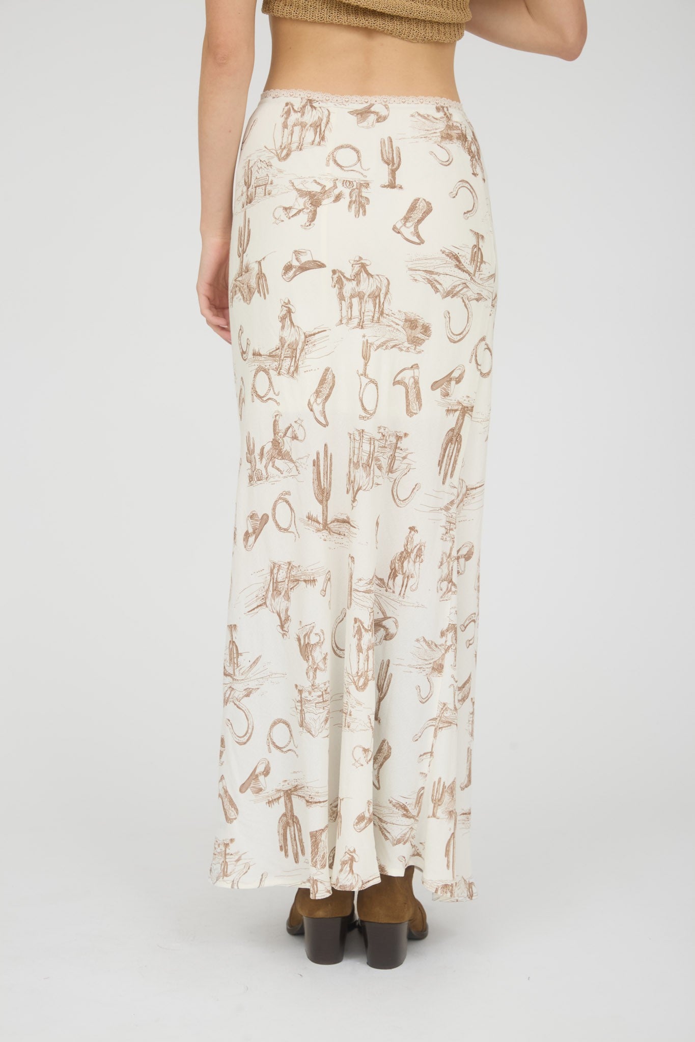 Western Maxi Skirt