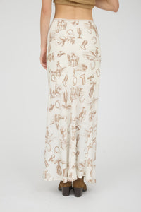 Western Maxi Skirt