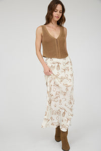 Western Maxi Skirt