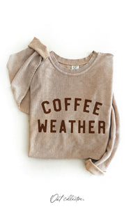 Coffee Weather Thermal Pullover