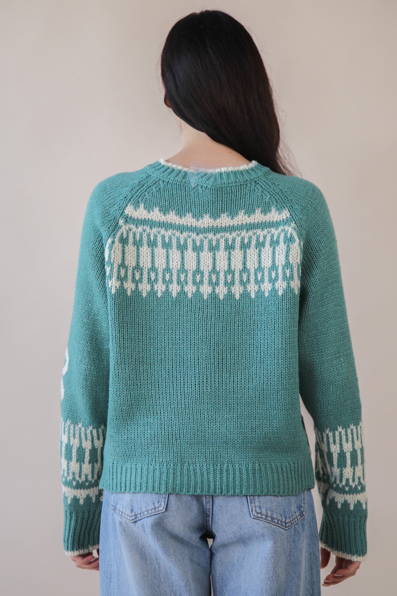 Sage Swan Sweater
