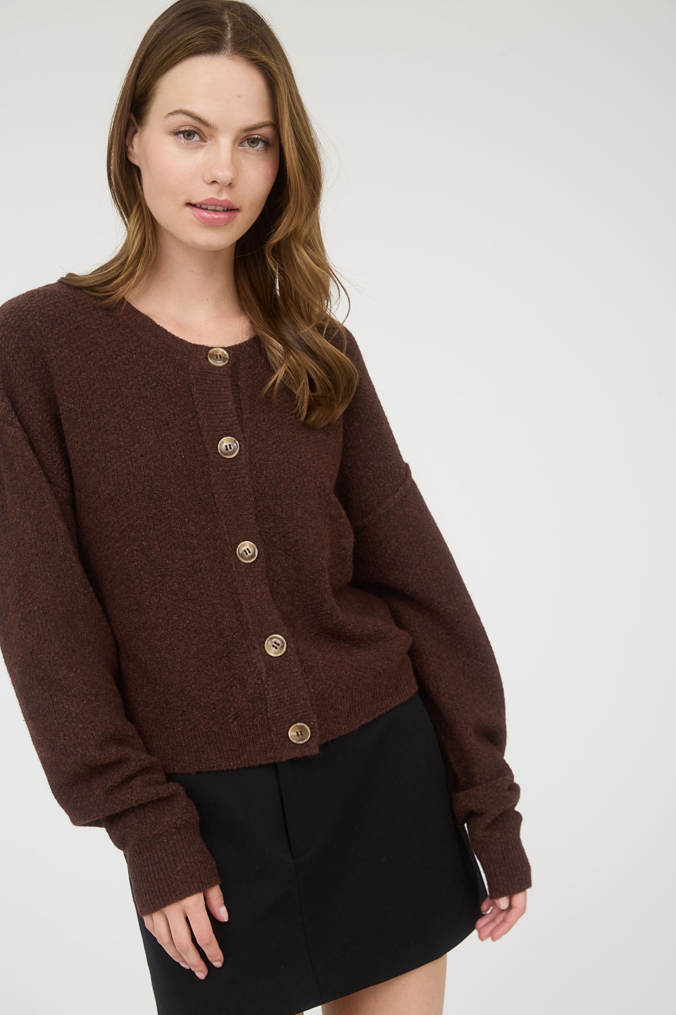 Chocolate Grace Cardi