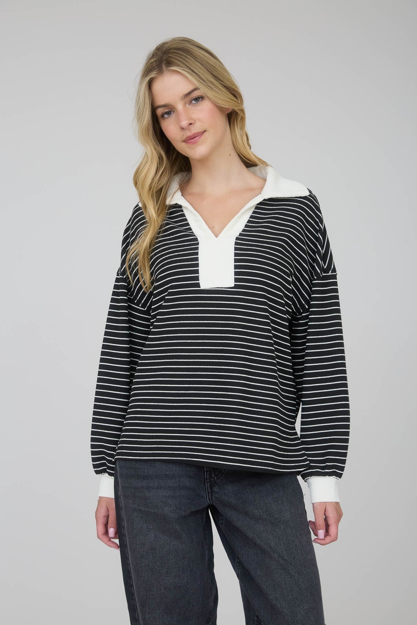 Gemma Striped Pullover