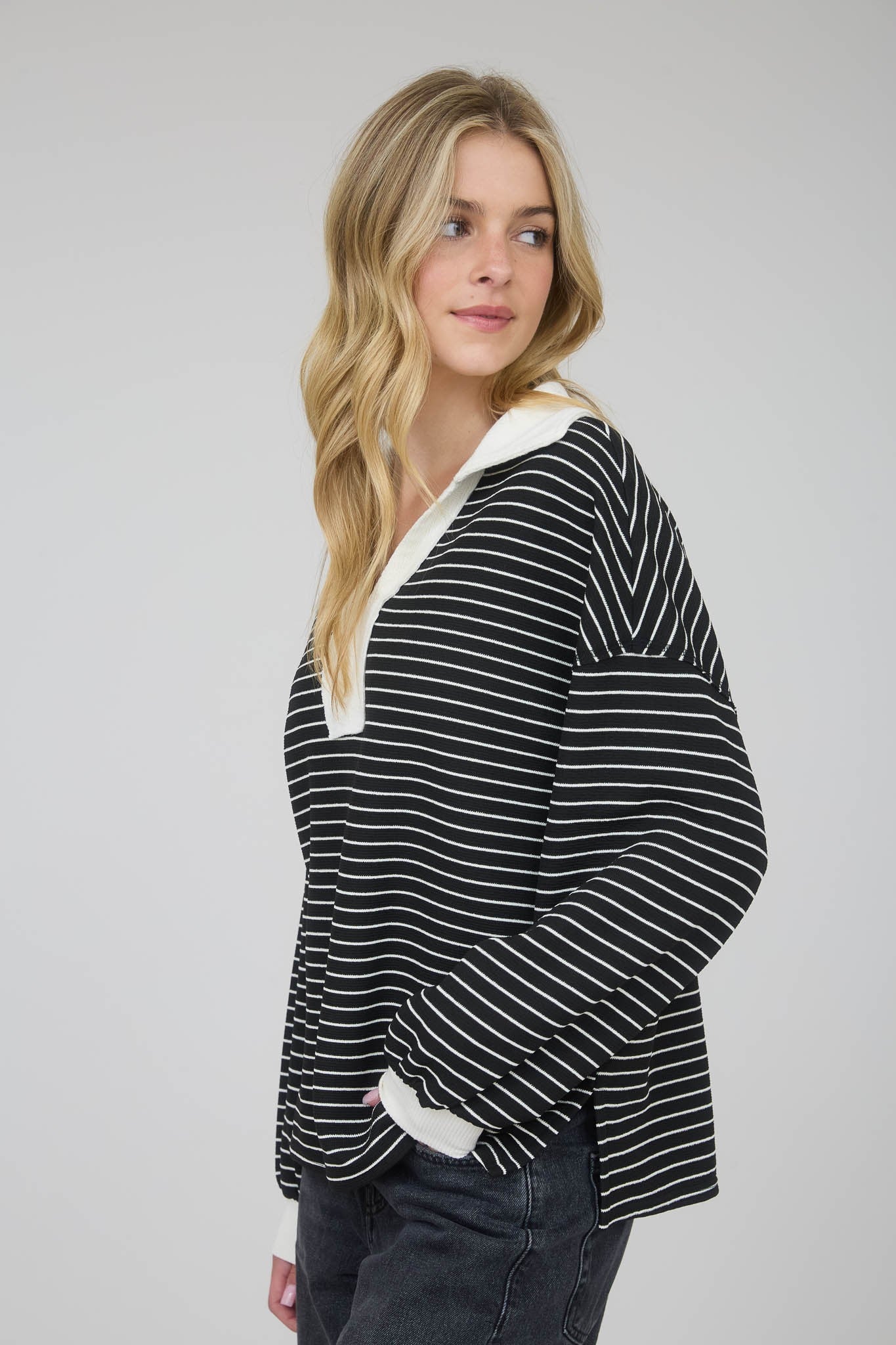 Gemma Striped Pullover