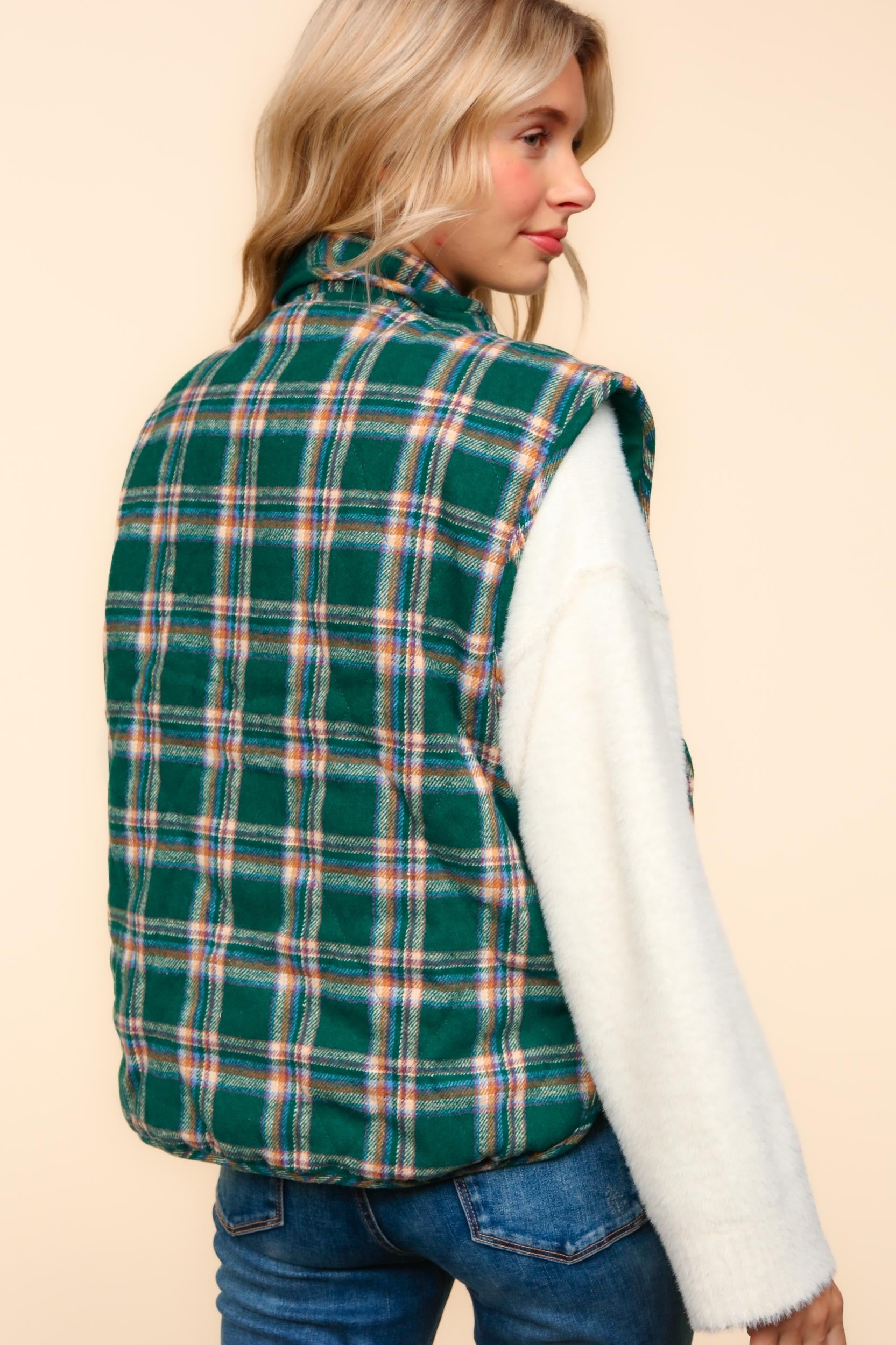 Mountain Plaid Vest