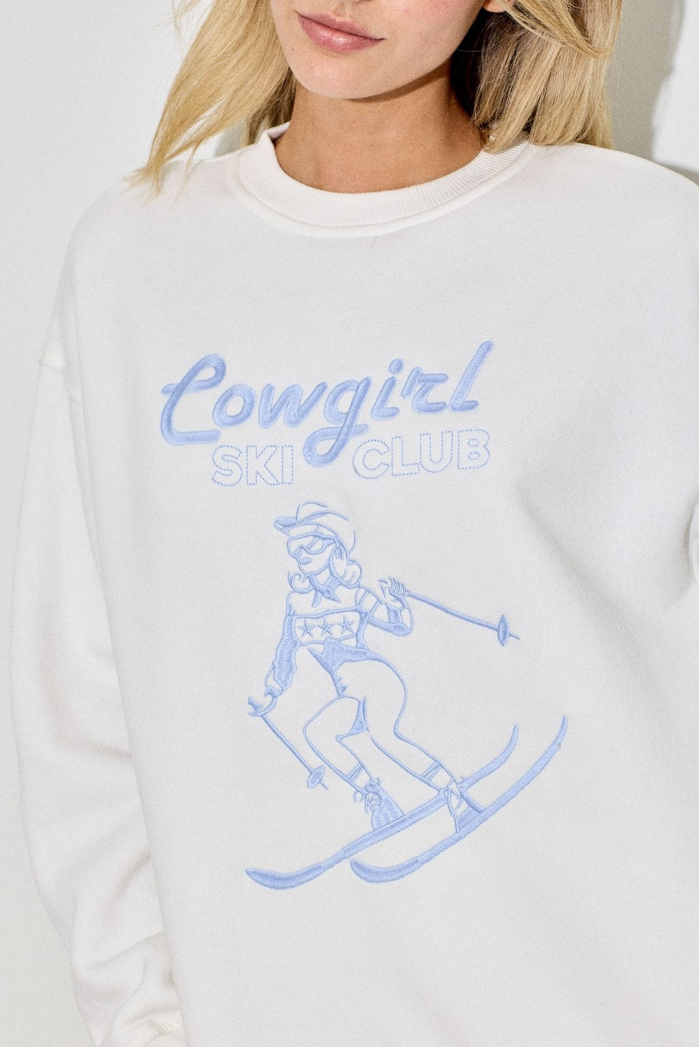 Cowgirl Ski Club Crewneck