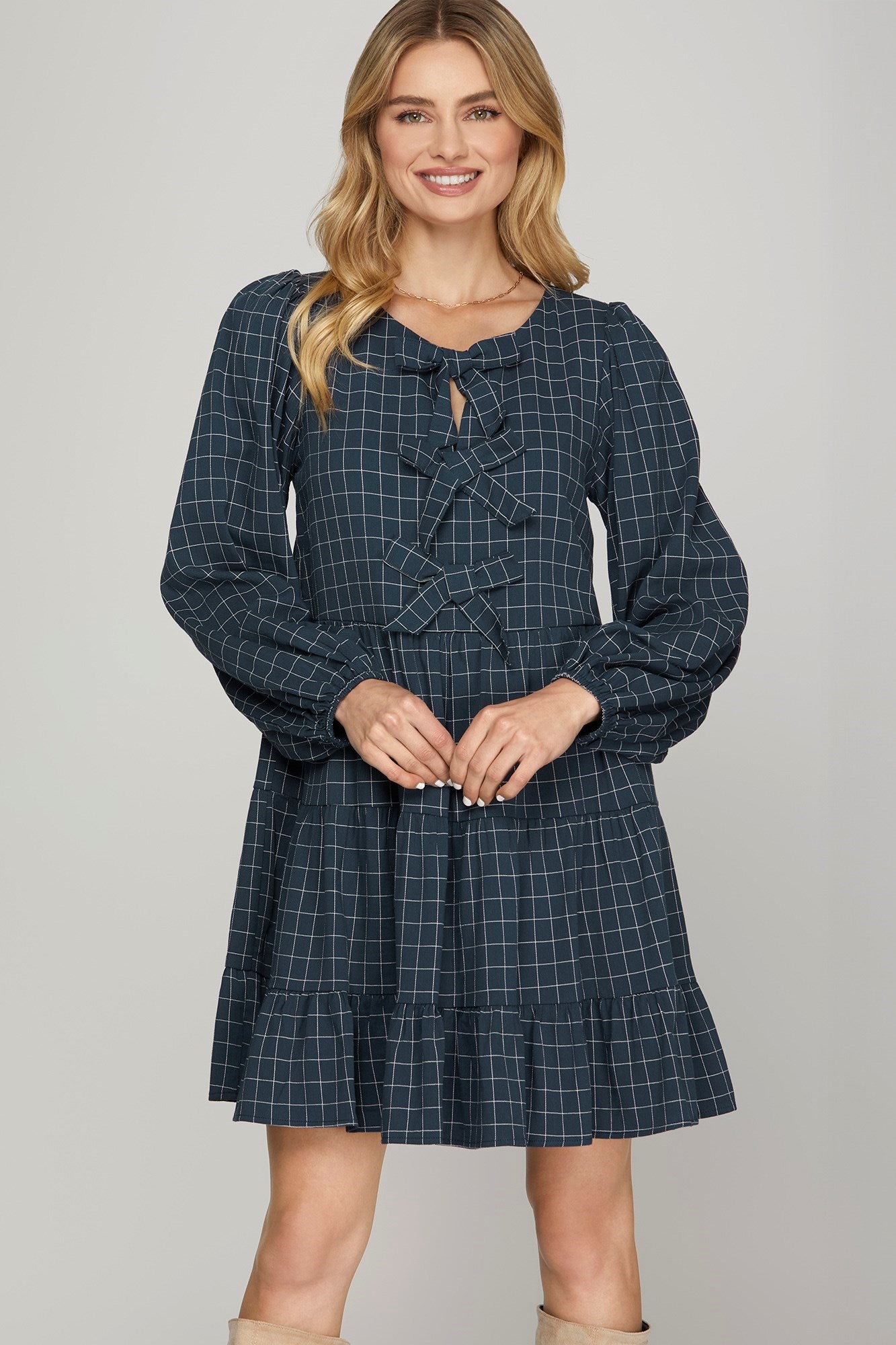 Piper Checkered Dress