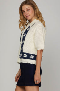 Delilah Crochet Top