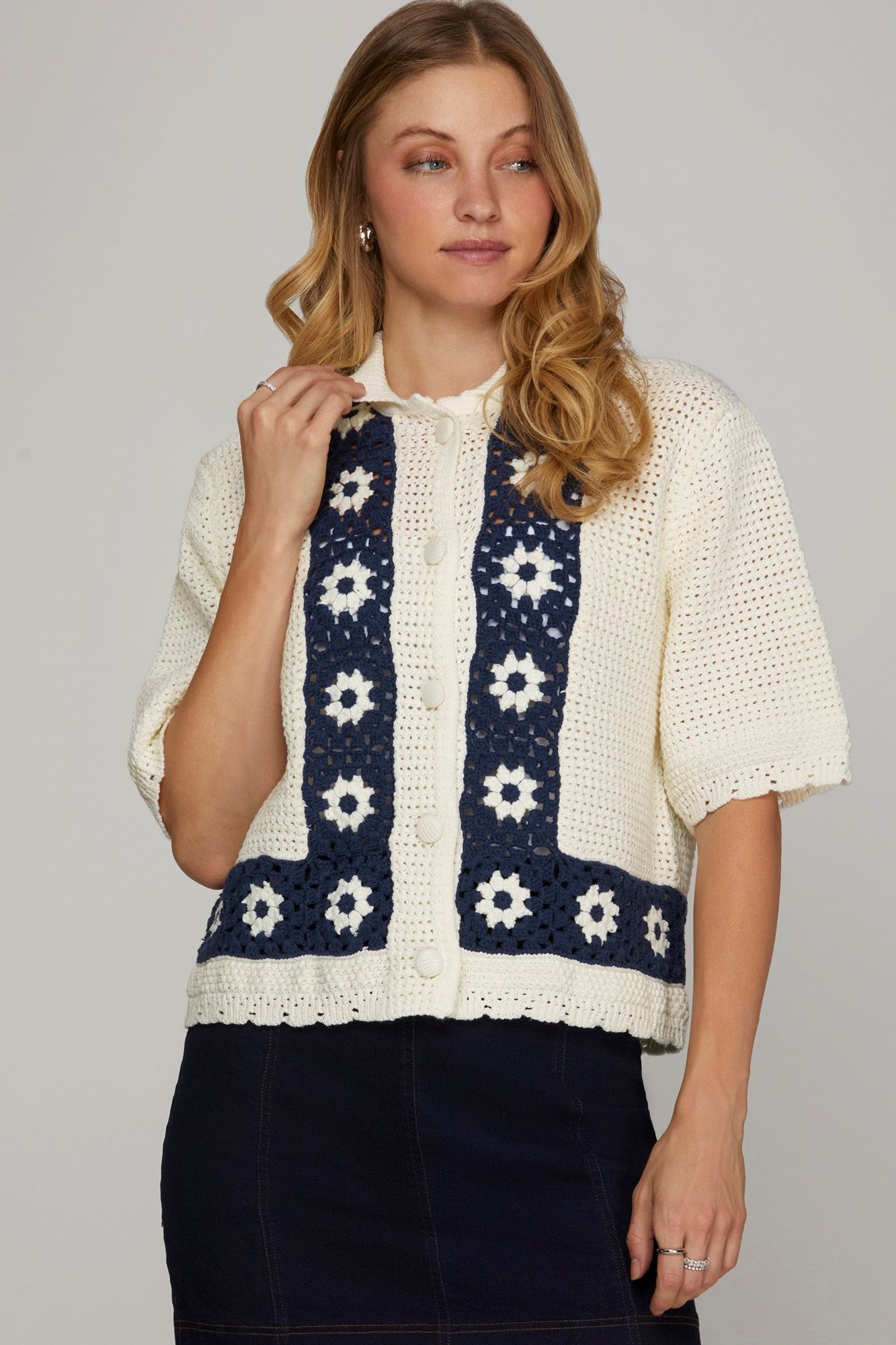 Delilah Crochet Top