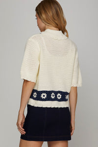 Delilah Crochet Top