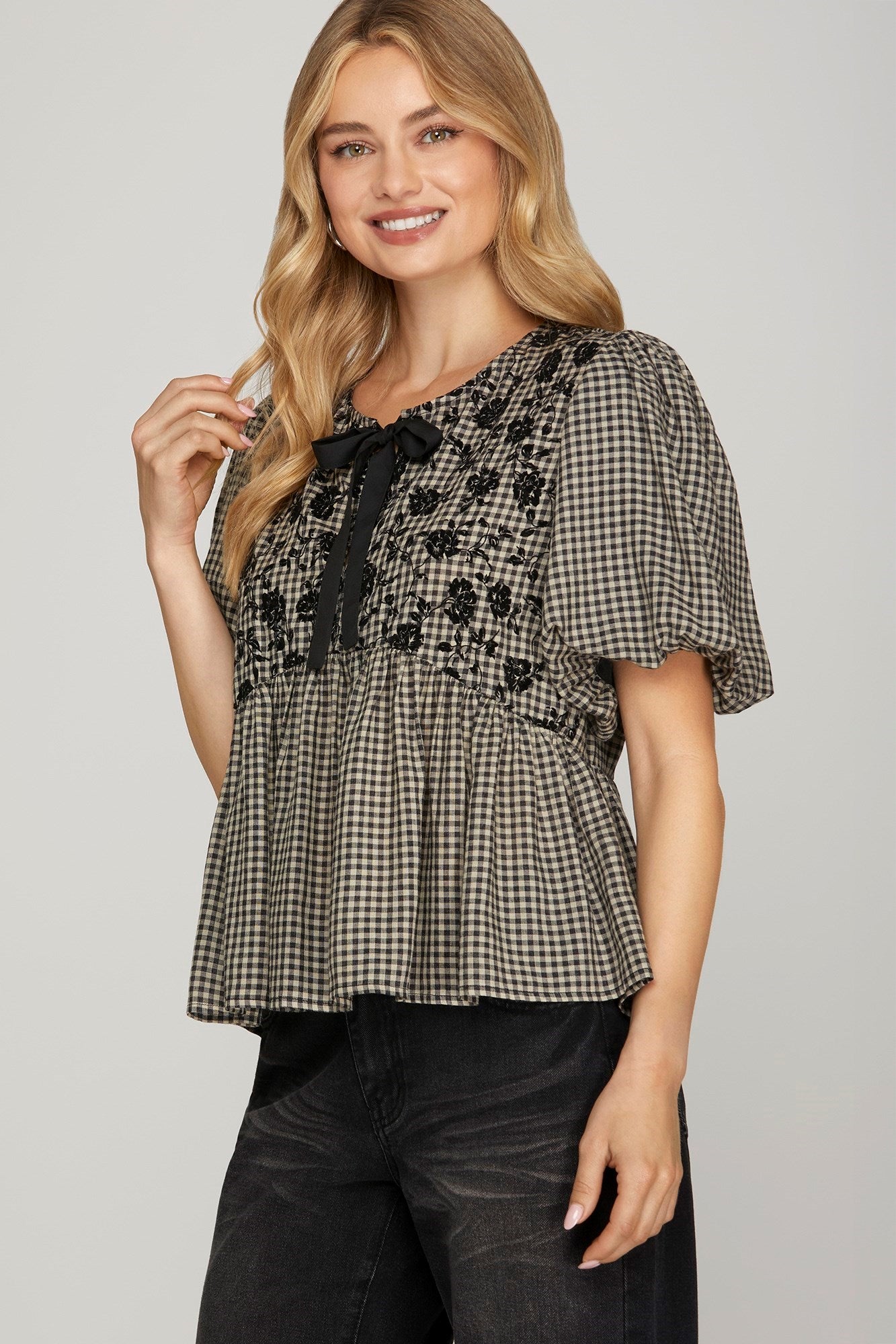 Brooke Gingham Top