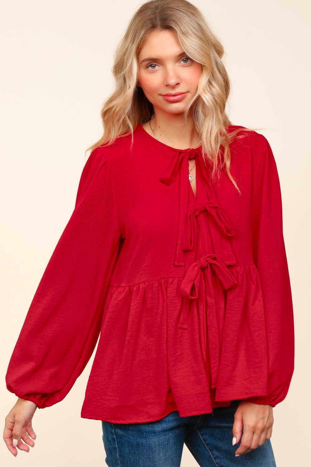 Mary Bow Blouse