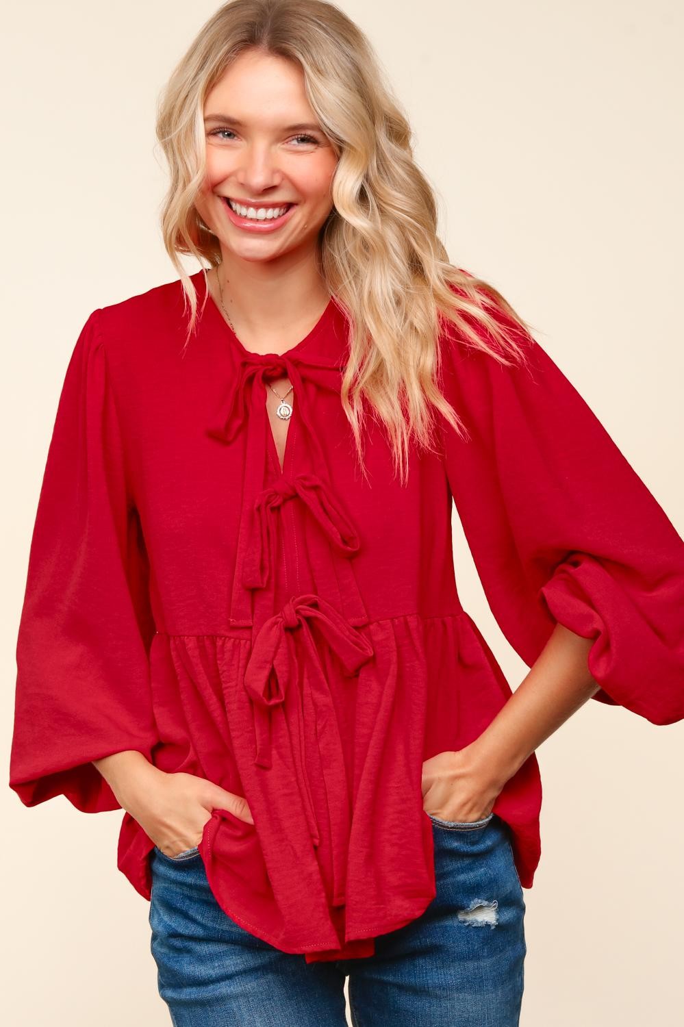 Mary Bow Blouse