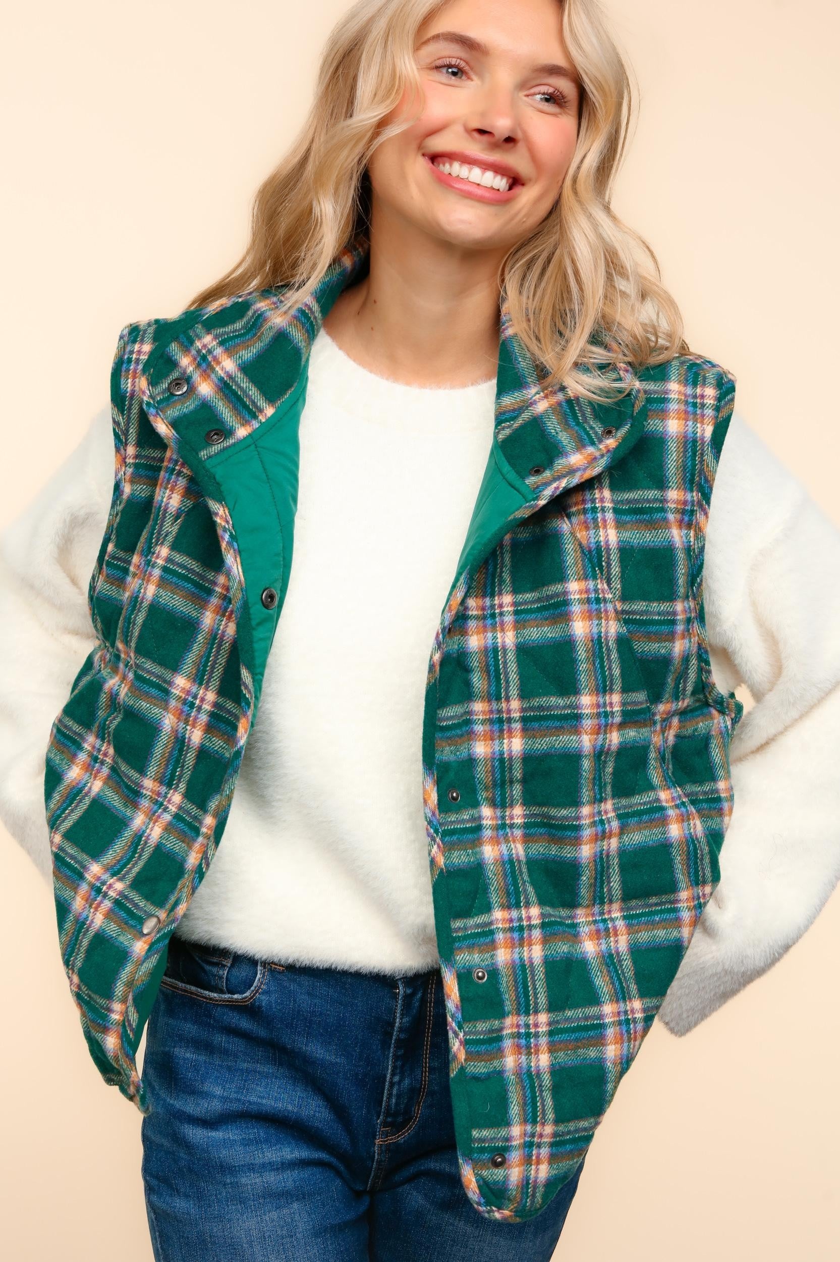 Mountain Plaid Vest