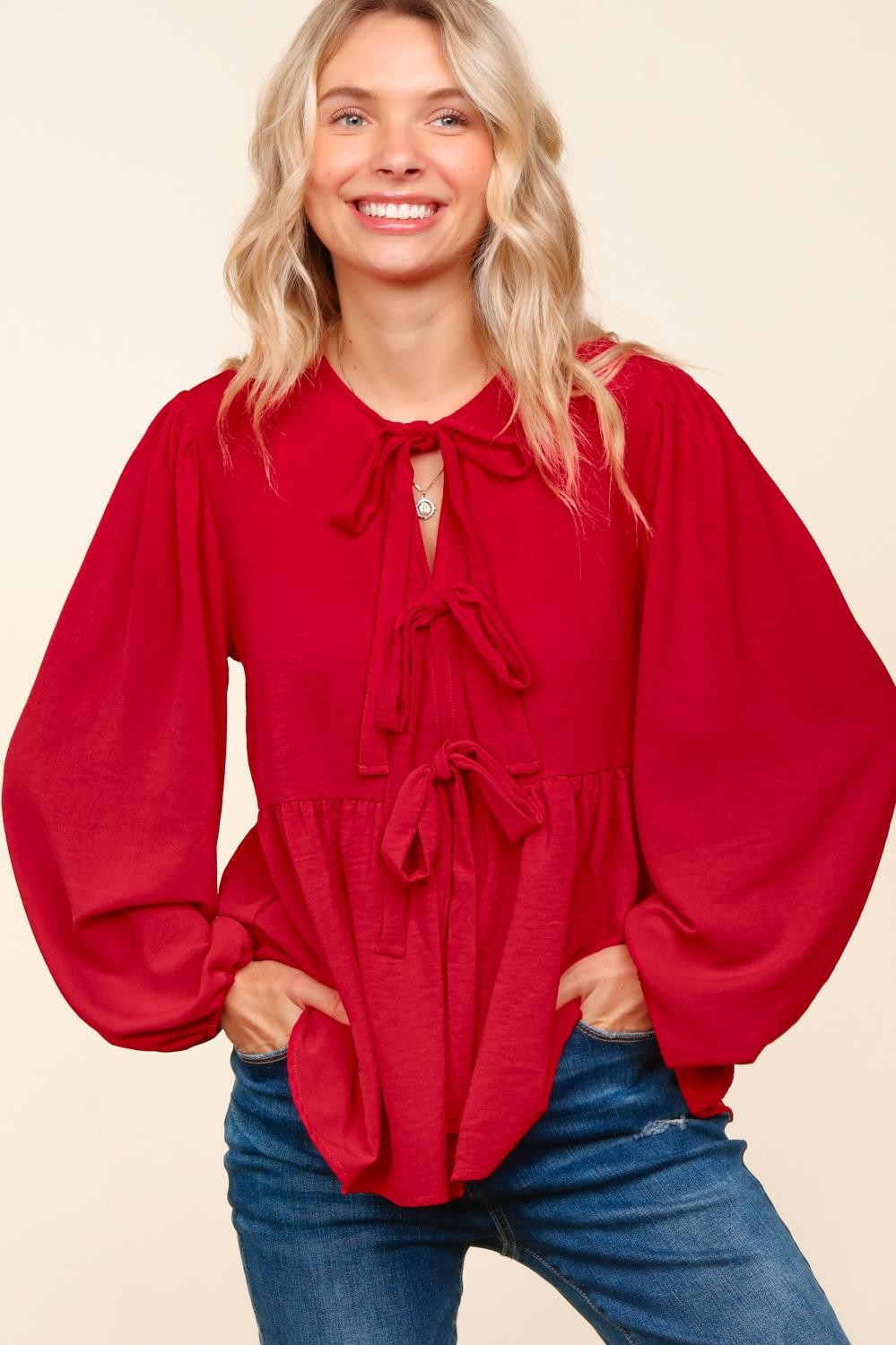 Mary Bow Blouse