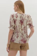 Carmen Floral Top