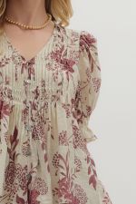 Carmen Floral Top